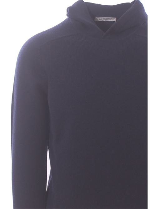 virgin wool crew neck with hood LA FILERIA | 2412225024598